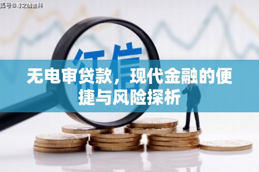 尖扎无电审贷款，现代金融的便捷与风险探析