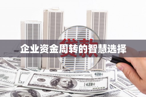 尖扎企业资金周转的智慧选择