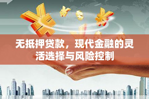 尖扎无抵押贷款，现代金融的灵活选择与风险控制