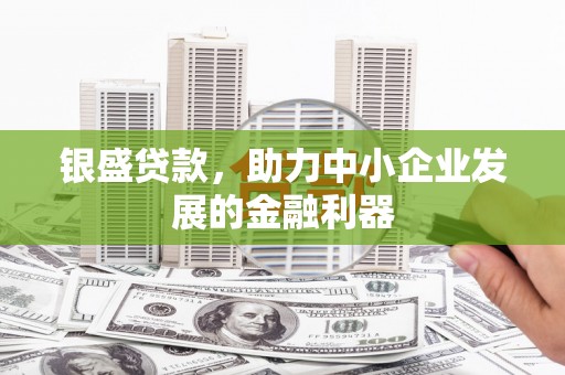 尖扎银盛贷款，助力中小企业发展的金融利器