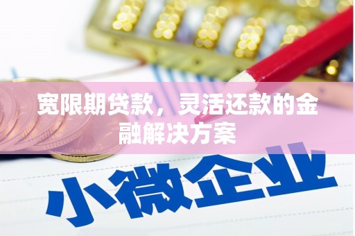 尖扎宽限期贷款，灵活还款的金融解决方案