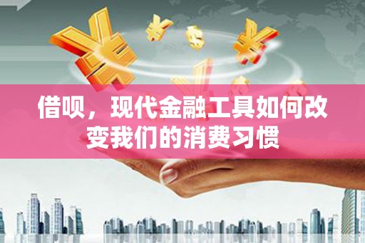 尖扎借呗，现代金融工具如何改变我们的消费习惯