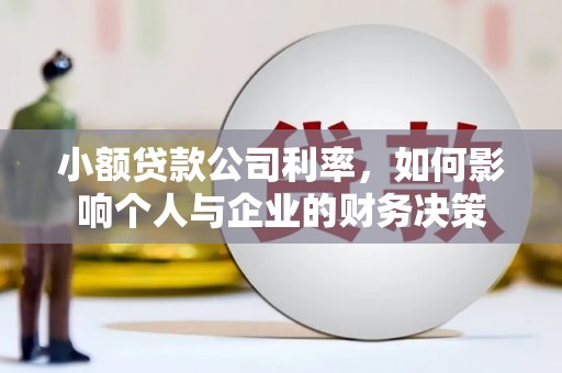尖扎小额贷款公司利率，如何影响个人与企业的财务决策