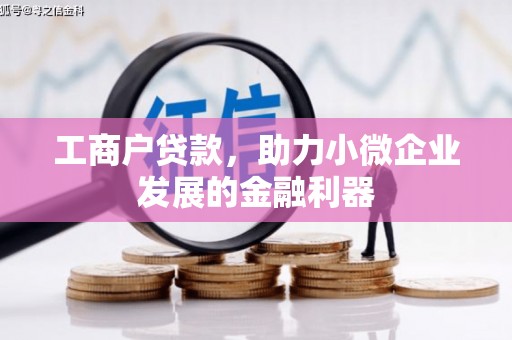 尖扎工商户贷款，助力小微企业发展的金融利器