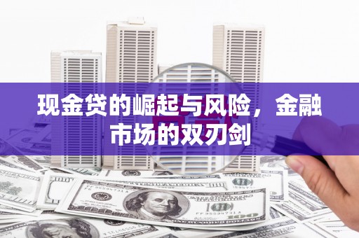 尖扎现金贷的崛起与风险，金融市场的双刃剑