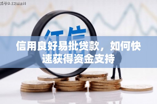 尖扎信用良好易批贷款，如何快速获得资金支持
