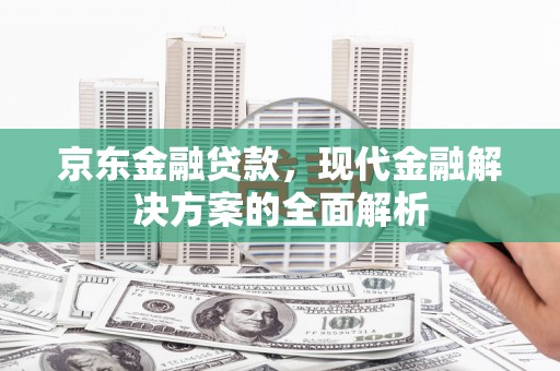 尖扎京东金融贷款，现代金融解决方案的全面解析