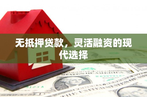 尖扎无抵押贷款，灵活融资的现代选择