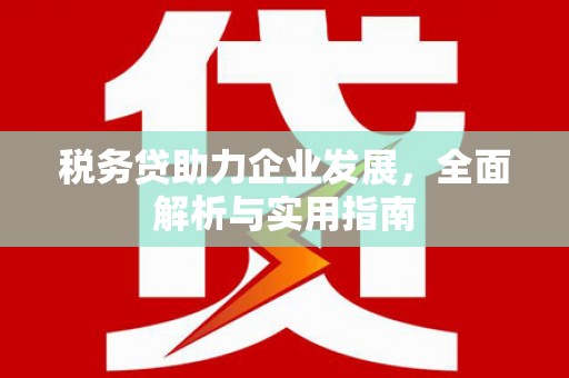 尖扎税务贷助力企业发展，全面解析与实用指南
